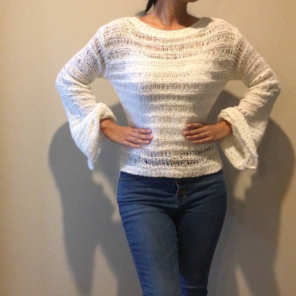 NEW Band of Gypsies White Sweater